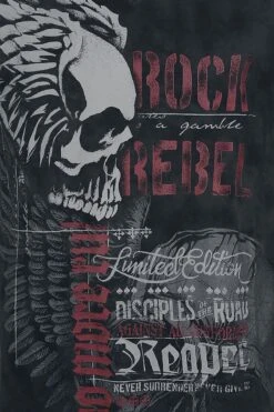 "Heavy Soul" T-Shirt Black By Rock Rebel By EMP -Fashionable Men's Clothing Store 377456d