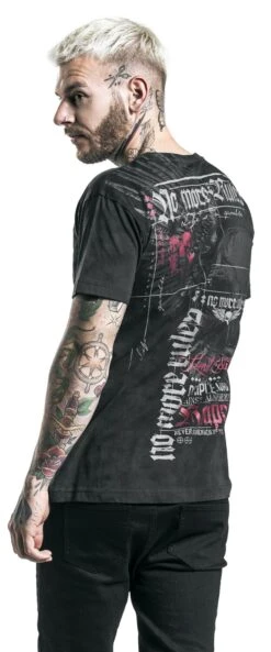 "Heavy Soul" T-Shirt Black By Rock Rebel By EMP -Fashionable Men's Clothing Store 377456wb