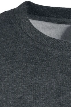 "Basic Terry Crew" Sweatshirt Mottled Dark Grey By Urban Classics -Fashionable Men's Clothing Store 379486d2