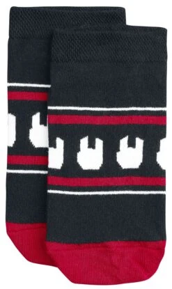 "Logo" Socks Black-red-white By EMP Basic Collection -Fashionable Men's Clothing Store 380803d3