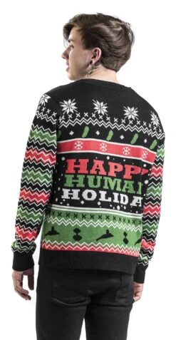 "Pickle Rick" Christmas Jumper Multicolour By Rick And Morty -Fashionable Men's Clothing Store 383048wb