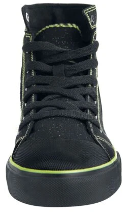 "Portal" Sneakers High Black By Rick And Morty -Fashionable Men's Clothing Store 383576a4