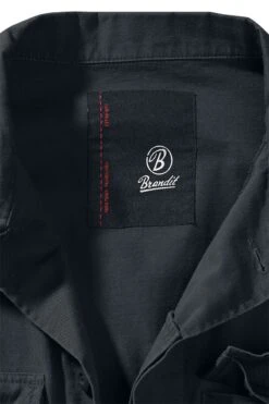 "BDU Twill Jacket" Between-seasons Jacket Black By Brandit 11 "BDU Twill Jacket" Between-seasons Jacket Black By Brandit -Fashionable Men's Clothing Store 384656e