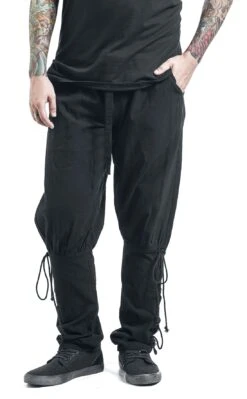 "Irwin Medieval Trousers" Trousers Black By Banned Alternative -Fashionable Men's Clothing Store 385799wa