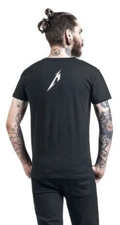 "Papa Het Guitar" T-Shirt Black By Metallica -Fashionable Men's Clothing Store 387791wb