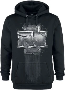"Broken Logo" Hooded Sweater Black By Rammstein