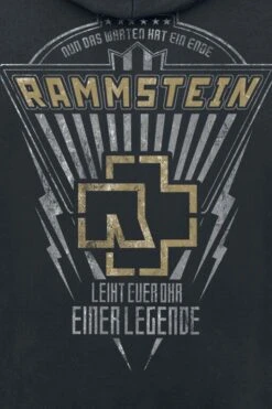 "Legende" Hooded Sweater Black By Rammstein 11 "Legende" Hooded Sweater Black By Rammstein -Fashionable Men's Clothing Store 388247d2