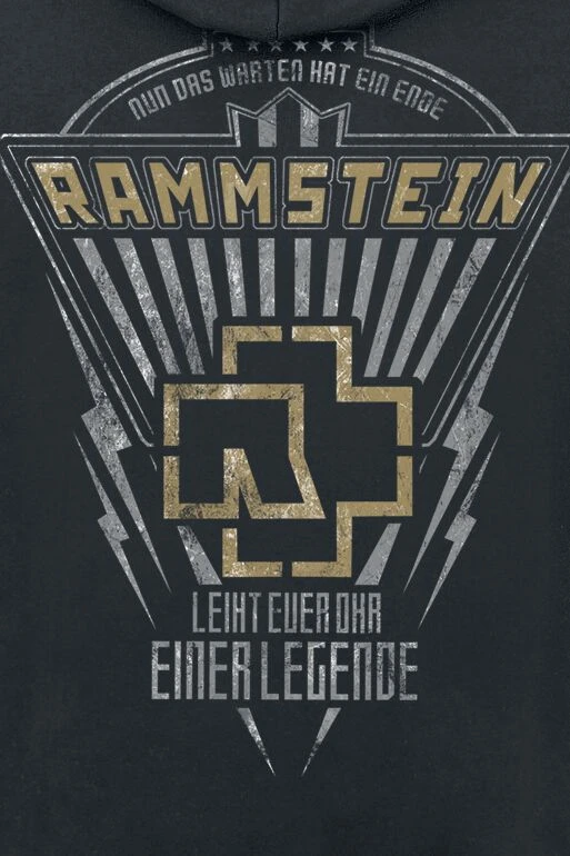 "Legende" Hooded Sweater Black By Rammstein 6 "Legende" Hooded Sweater Black By Rammstein - Image 4