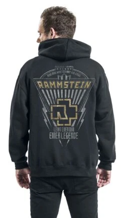 "Legende" Hooded Sweater Black By Rammstein 13 "Legende" Hooded Sweater Black By Rammstein -Fashionable Men's Clothing Store 388247wb