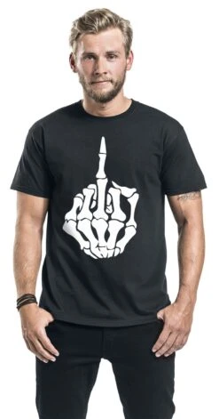 "Fuck" T-Shirt Black By Slogans -Fashionable Men's Clothing Store 393154wa