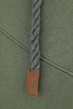 "Mask Of Sanity" Hooded Zip Olive-grey By EMP Premium Collection -Fashionable Men's Clothing Store 395552d2