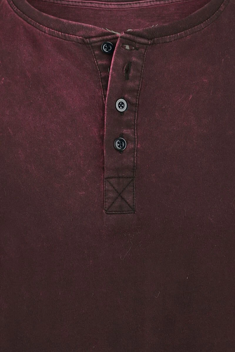 "Through The Glass" Long-sleeve Shirt Burgundy By Black Premium By EMP 4 "Through The Glass" Long-sleeve Shirt Burgundy By Black Premium By EMP - Image 2