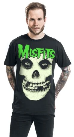 "Jarek Skull" T-Shirt Black By Misfits -Fashionable Men's Clothing Store 396920wa