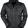 "Randall NSLROV" Leather Jacket Black By Gipsy -Fashionable Men's Clothing Store 398226a
