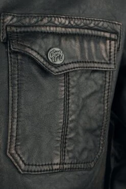 "Randall NSLROV" Leather Jacket Black By Gipsy 10 "Randall NSLROV" Leather Jacket Black By Gipsy -Fashionable Men's Clothing Store 398226d