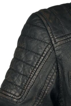 "Randall NSLROV" Leather Jacket Black By Gipsy 11 "Randall NSLROV" Leather Jacket Black By Gipsy -Fashionable Men's Clothing Store 398226d2