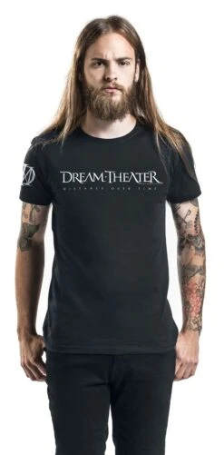 "Logo" T-Shirt Black By Dream Theater -Fashionable Men's Clothing Store 399169wa
