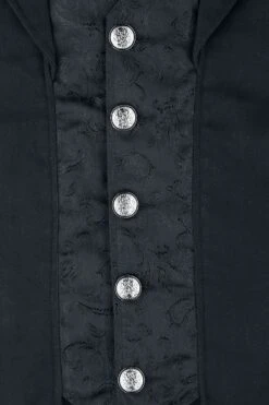 "Dark Brocade Coat" Army Coat Black By Altana Industries -Fashionable Men's Clothing Store 440213d