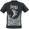 "Woodblock Whales" T-Shirt Black By Gojira -Fashionable Men's Clothing Store 444091a