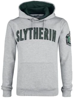 "Slytherin - Logo" Hooded Sweater Mottled Grey By Harry Potter