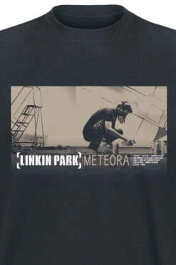"Meteora" T-Shirt Black By Linkin Park -Fashionable Men's Clothing Store 447989d