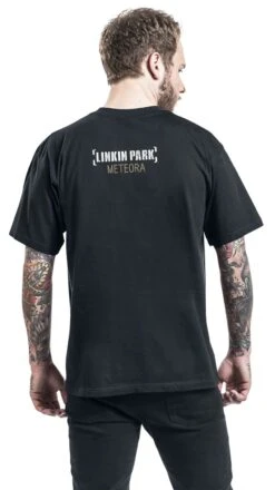 "Meteora" T-Shirt Black By Linkin Park -Fashionable Men's Clothing Store 447989wb