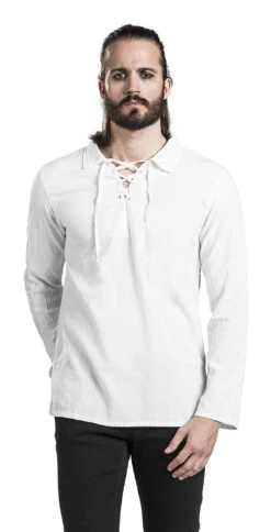 "Pirate Shirt" Longsleeve Natural By Innocent -Fashionable Men's Clothing Store 450822wa