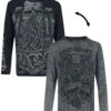 "EMP Signature Collection" Long-sleeve Shirt Dark Grey By Amon Amarth -Fashionable Men's Clothing Store 451150