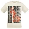 "Flame" T-Shirt Off White By Rise Against 1 "Flame" T-Shirt Off White By Rise Against -Fashionable Men's Clothing Store 451829a
