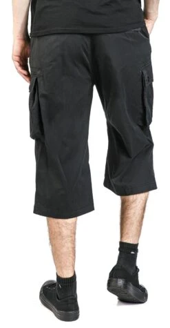 "Cody 3/4 Vintage Short" Shorts Black By Brandit -Fashionable Men's Clothing Store 452333wb