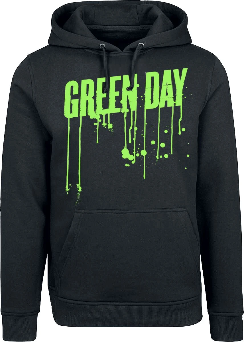 "Revolution Drips" Hooded Sweater Black By Green Day 3 "Revolution Drips" Hooded Sweater Black By Green Day