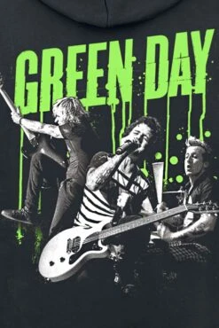 "Revolution Drips" Hooded Sweater Black By Green Day 9 "Revolution Drips" Hooded Sweater Black By Green Day -Fashionable Men's Clothing Store 455679d