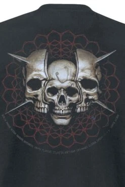 "Skull Spikes" T-Shirt Black By Tool 10 "Skull Spikes" T-Shirt Black By Tool -Fashionable Men's Clothing Store 455898d