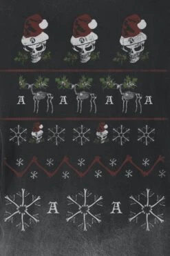 "Merry Deadly Christmas" T-Shirt Grey By Alchemy England -Fashionable Men's Clothing Store 456477d