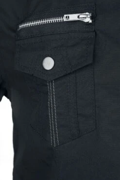 "Rockstar Shirt T/C" Short-sleeved Shirt Black By Brandit -Fashionable Men's Clothing Store 457088d