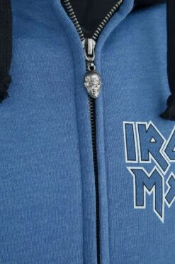 "EMP Signature Collection" Hooded Zip Blue-black By Iron Maiden -Fashionable Men's Clothing Store 457839d