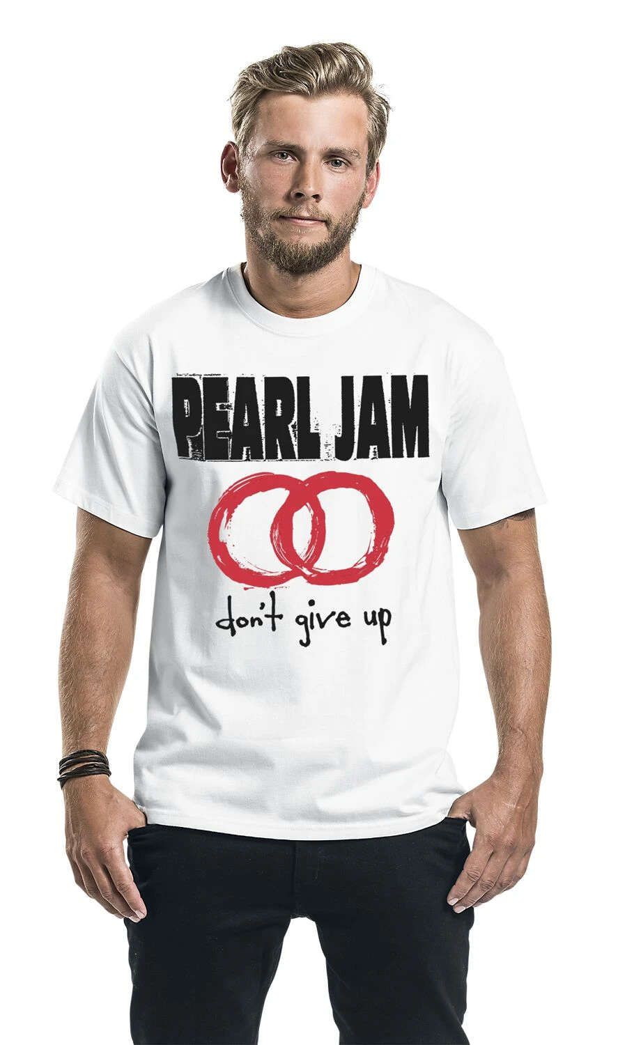 "Don't Give Up" T-Shirt White By Pearl Jam 5 "Don't Give Up" T-Shirt White By Pearl Jam - Image 3