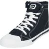 "Black Lined Sneakers" Sneakers High Black By RED By EMP -Fashionable Men's Clothing Store 459188a