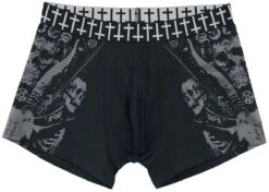 "Boxer Shorts Three Pack" Underpants Black By Gothicana By EMP -Fashionable Men's Clothing Store 459192a2