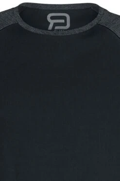 "Short Raglan Road" T-Shirt Black-dark Grey By RED By EMP 8 "Short Raglan Road" T-Shirt Black-dark Grey By RED By EMP -Fashionable Men's Clothing Store 460136d