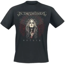 "Occult Circle Cover" T-Shirt Black By In This Moment