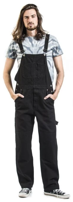 "Stan Workwear Dungaree" Dungarees Black By Chet Rock -Fashionable Men's Clothing Store 461781wa
