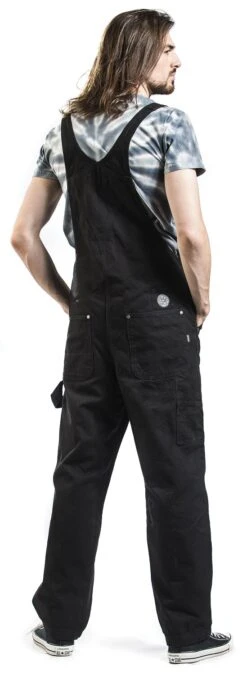 "Stan Workwear Dungaree" Dungarees Black By Chet Rock -Fashionable Men's Clothing Store 461781wb
