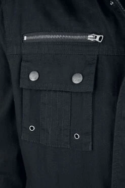 "Lennox Jacket" Between-seasons Jacket Black By Brandit -Fashionable Men's Clothing Store 463512d