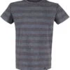 "Grey T-shirt With Horizontal Stripes And Crew Neckline" T-Shirt Grey By Black Premium By EMP 1 "Grey T-shirt With Horizontal Stripes And Crew Neckline" T-Shirt Grey By Black Premium By EMP -Fashionable Men's Clothing Store 464334a