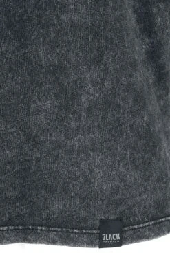 "Long-Sleeve Shirt With V-Neckline And Wash" Long-sleeve Shirt Grey By Black Premium By EMP -Fashionable Men's Clothing Store 464350d2