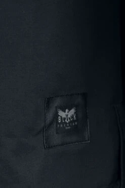 "Black Military-Style Shirt With Chest Pockets" Longsleeve Black By Black Premium By EMP -Fashionable Men's Clothing Store 464672d2