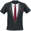 "Jacket With Tie" T-Shirt Black By Alcohol & Party -Fashionable Men's Clothing Store 465416a