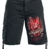 "Live Loud" Shorts Black By Spiral -Fashionable Men's Clothing Store 465806a