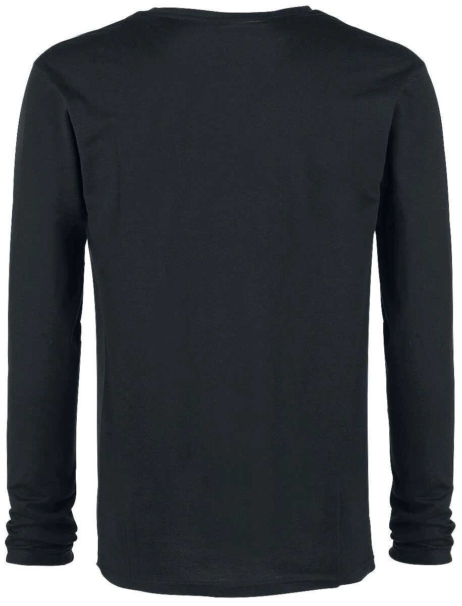 "Double Pack Black Long-Sleeve Tops With Crew Neck And V Neck" Long-sleeve Shirt Black By Black Premium By EMP 6 "Double Pack Black Long-Sleeve Tops With Crew Neck And V Neck" Long-sleeve Shirt Black By Black Premium By EMP - Image 4